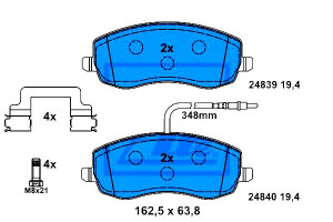 Klocki Hamulcowe Citroen C8 Fiat Ulysse Lancia Phe