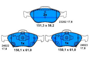 Klocki Hamulcowe Toyota Przód Yaris 1,0-1,33 05- A