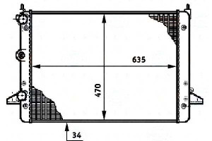 Chłodnica Silnika Behr Hella 7m3121253a 1108999 Ym