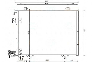 Skraplacz Klimatyzacji Mercedes W202 A208 C208 Beh