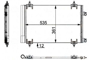 Skraplacz Klimatyzacji Peugeot 307 1,4-2,0b D 00-