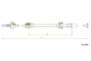 Linka Sprzęgła Seat Ibiza Cord Cofle