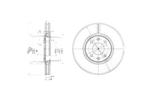 Tarcze Hamulcowe 2szt Citroen C5 C5 I C5 Ii C5 Iii