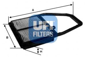 Filtr Powietrza Civic Vii 1.4i 01-05 Ufi