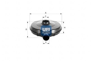 Filtr Powietrza Renault R5 Campus 86- Ufi