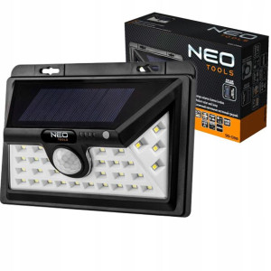 Neo Lampa Solarna Smd Led Czujnik Ruchu Zmierzchu