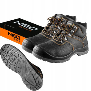Neo Buty Półbuty Robocze Trzewiki Skóra Stal R. 42