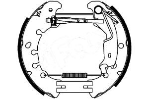 Komplet Szczęk Z Cylinderkami Fiat Punto Cifam
