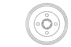 Bębny Hamulcowe Audi 100 77-87 A.b.s.