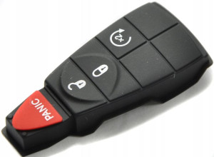Chrysler Jeep Dodge Kluczyk Gumka Przyciski Do Obudowy Bez Klapki Z Tyłu