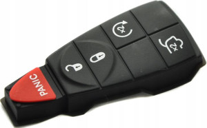 Chrysler Jeep Dodge Kluczyk Gumka Przyciski Do Obudowy Bez Klapki Z Tyłu
