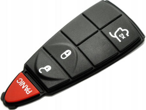 Chrysler Jeep Dodge Kluczyk Gumka Przyciski Do Obudowy Z Klapką Z Tyłu