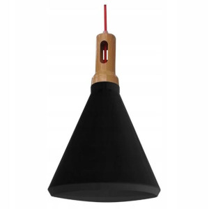 Industrialna Lampa Wisząca Czarny Nad Wyspe