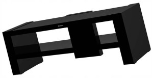 Szafka Pod Telewizor Rtv ==== Czarny Wysoki Połysk
