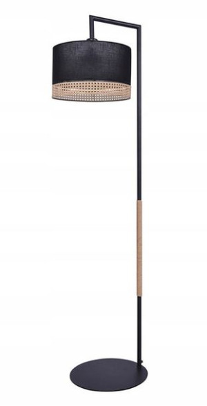 Lampa Stojąca Podłogowa Boho Z Abażurem === Rattan