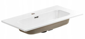 Umywalka Ceramiczna Biała Meblowa Prosokątna 60 Cm