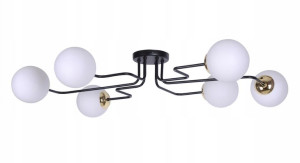 Nowoczesna Lampa Sufitowa Do Salonu = Szklane Kule