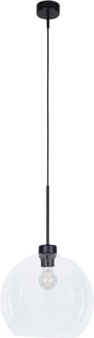 Lampa Wisząca Nad Wyspę Ze Szklanym Kloszem = Loft