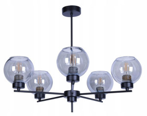 Lampa Wisząca Żyrandol Pięcioramienny ==== Loftowy
