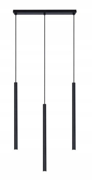 Lampa Wisząca Nad Stół Wyspę Potrójna Tuba = Sople