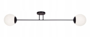 Lampa Sufitowa Nowoczesna Do Salonu Szklane Klosze