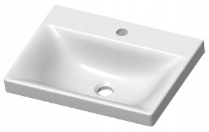 Umywalka Łazienkowa Meblowa Do Szafki = Ceramiczna