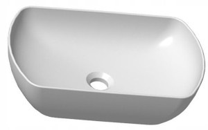 Umywalka Łazienkowa Nablatowa Ceramiczna Owal 50cm