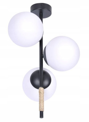 Lampa Sufitowa Szklane Kule Nowoczesna = Do Salonu