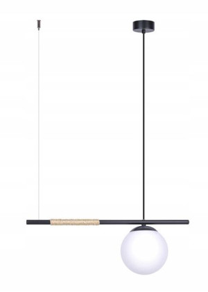 Lampa Wisząca Nad Stół Wyspę Nowoczesna Boho Czerń