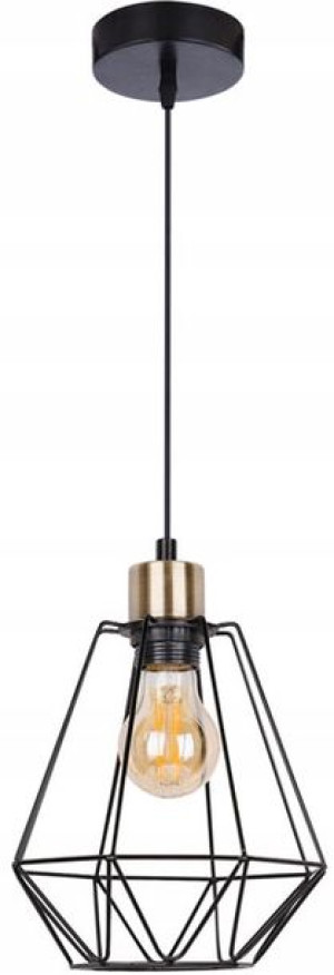 Lampa Wisząca Druciana Industrialna Metalowa Loft
