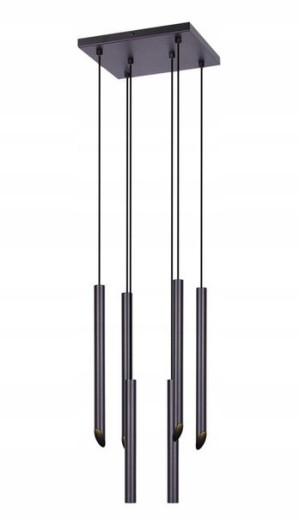 Lampa Wisząca Nad Stół Sople Wąskie Tuby Regulacja
