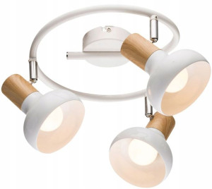 Lampa Sufitowa Spirala Metal Loft Salon Sypialnia
