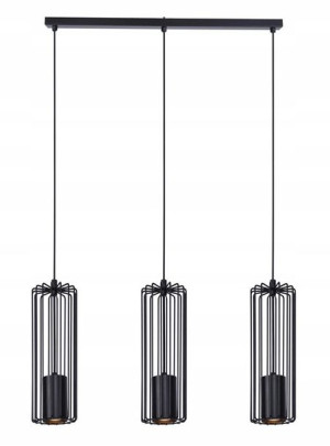 Lampa Wisząca Nad Stół Druciana Tuba Industrialna