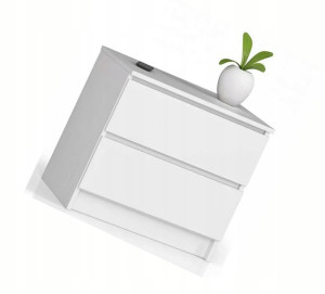 Komoda Minimalistyczna = Dwie Szuflady Do Salonu