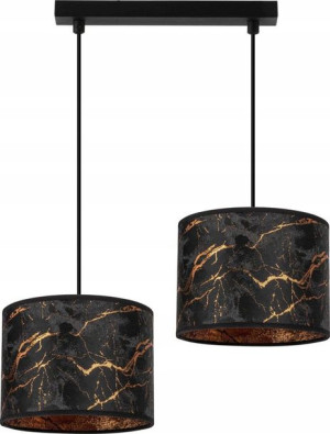 Lampa Wisząca Nad Stół Z Dwoma Abażurami = Glamour