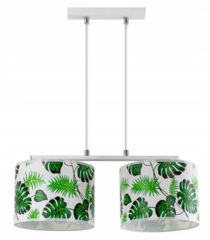 Lampa Wisząca Z Abażurami W Liście Nad Stół = Boho