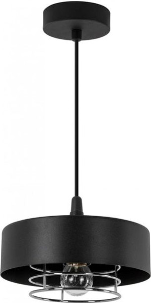 Lampa Wisząca W Stylu Loft Druciany Klosz Okrągła