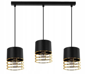 Lampa Wisząca Nad Stół Druciana Potrójna Regulacja