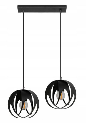 Lampa Wisząca Nad Wyspę Kuchenną Podwójna Loftowa
