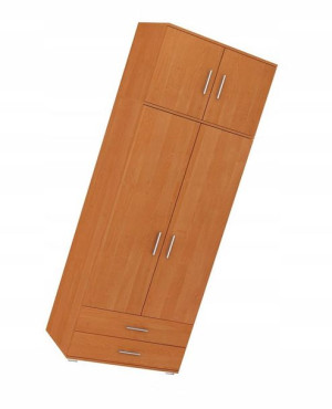 Szafa Do Sypialni Z Nadstawką Klasyczna Olcha 80cm