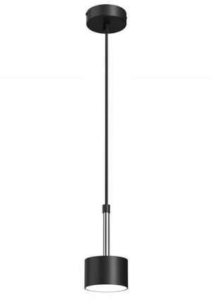 Lampa Wisząca Nad Stół Do Jadalni Czarno-srebrna