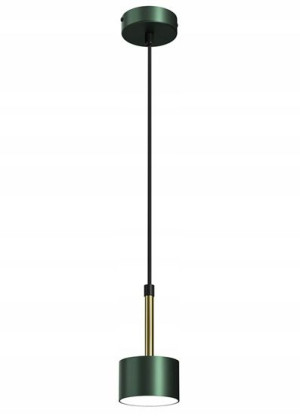 Nowoczesna Lampa Wisząca Nad Stół Zielono-złota