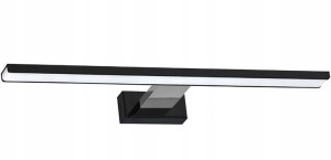 Kinkiet Łazienkowy Led 13,8w Czarno-srebrny 60cm