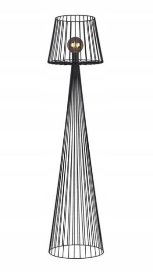 Lampa Podłogowa Druciana Industrialna === Metalowa