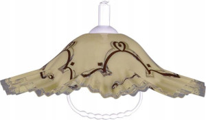 Lampa Wisząca Kuchenna Klasyczna Regulowana Beżowa