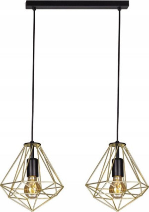 Lampa Wisząca Nad Wyspę Stół === Podwójna Druciana