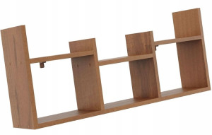 Minimalistyczna Półka Na Ścianę Wisząca Do Salonu