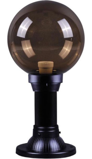 Lampa Ogrodowa Zewnętrzna Stojąca Niska === Czarna