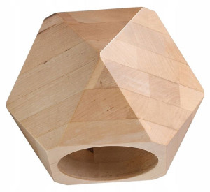 Kinkiet Geometryczny Skandynawski Drewno Do Salonu