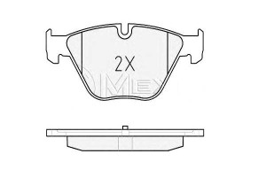 Klocki Hamulcowe Bmw Przód F10 10- 525-535 Meyle